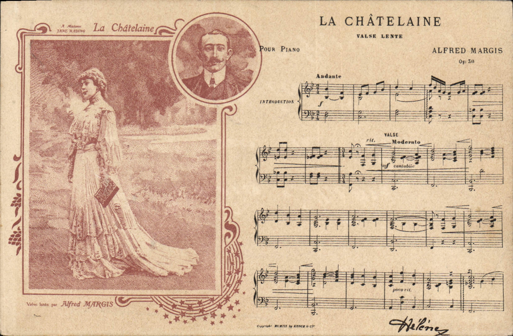 CPA La Chatelaine Alfred Margis