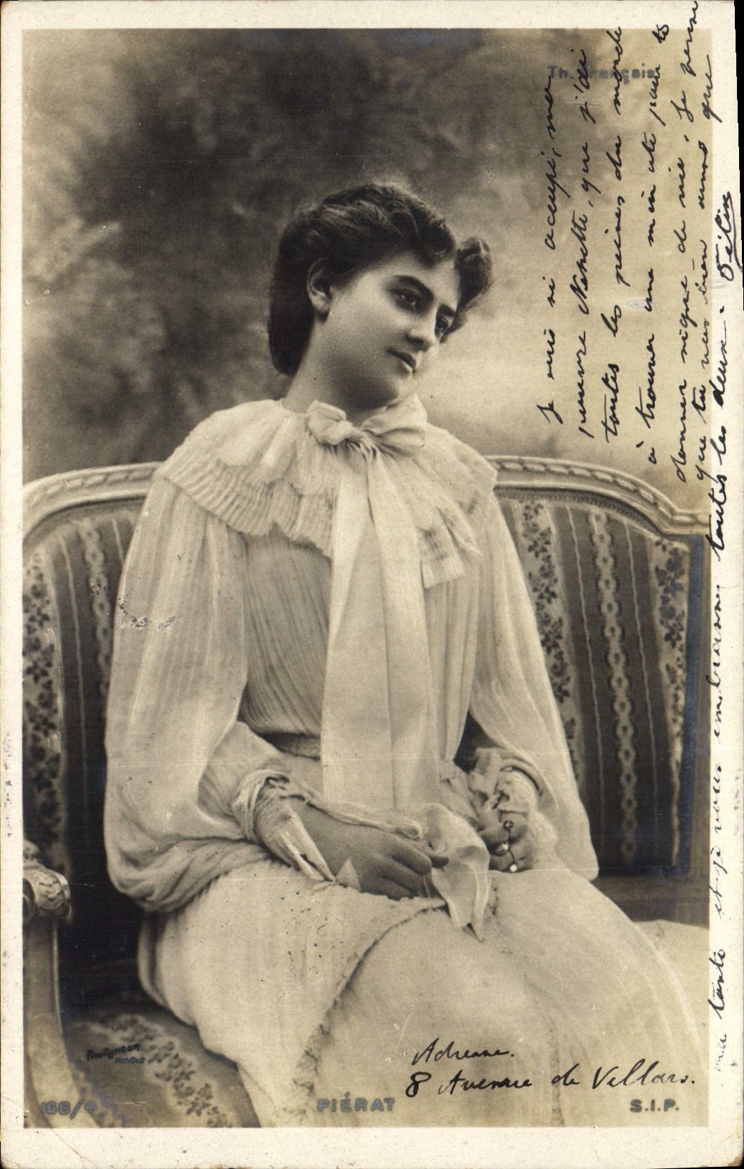 Vintage Postcard Pieray Theater