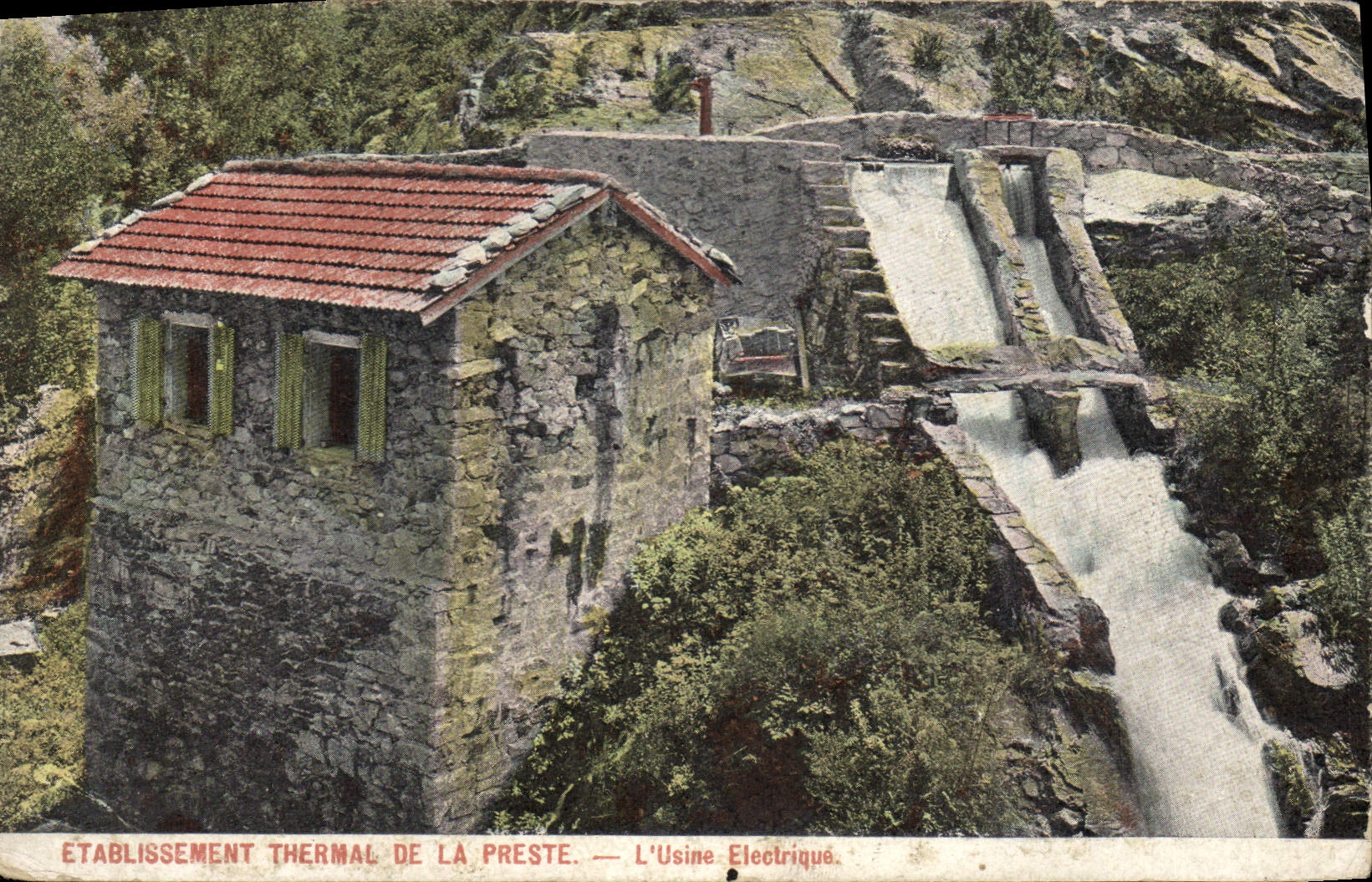 CPA Electricite Etablissement thermal de la Preste L'usine electrique