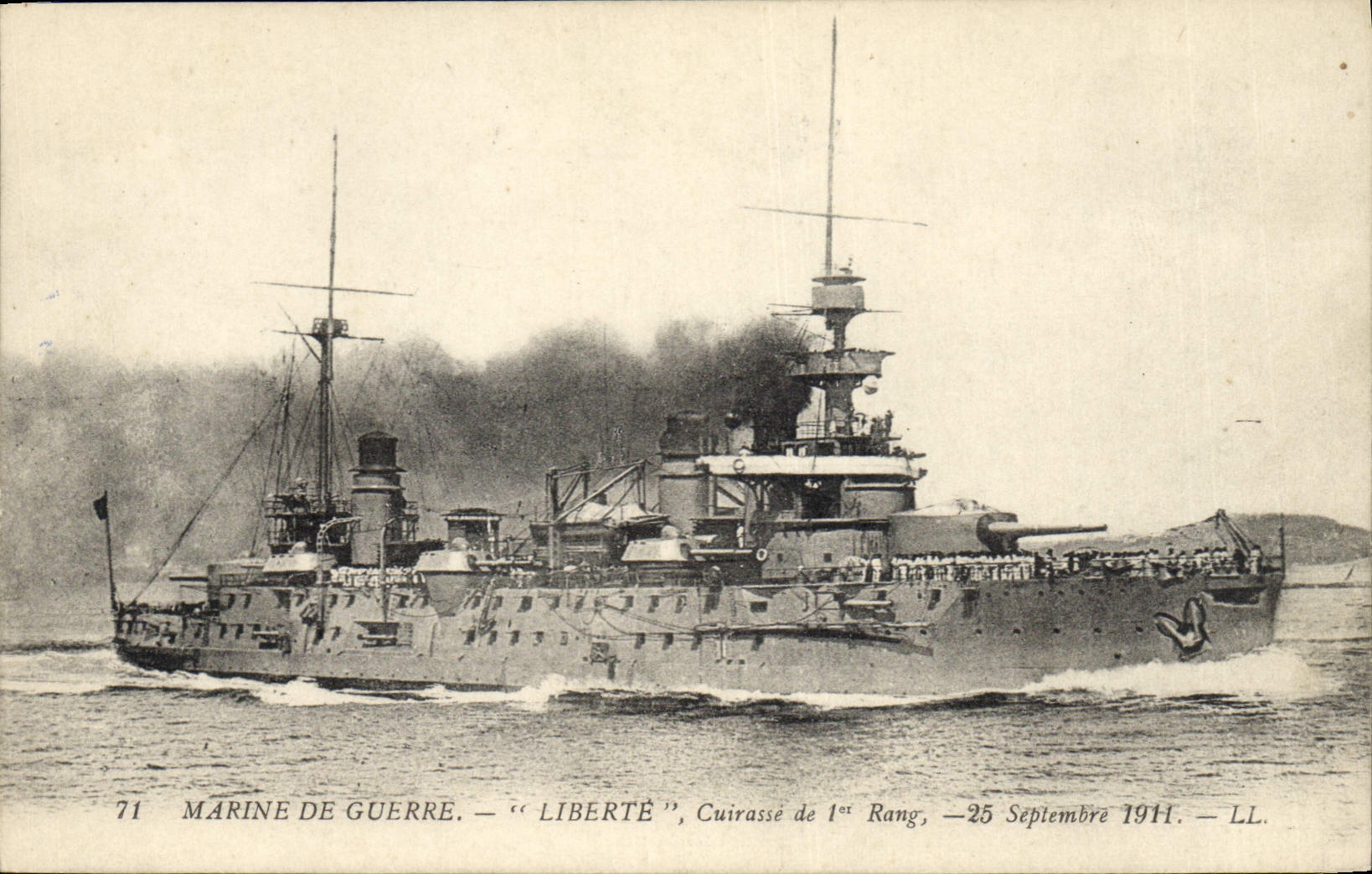 CPA Bateau Liberte Cuirase de 1er rang 