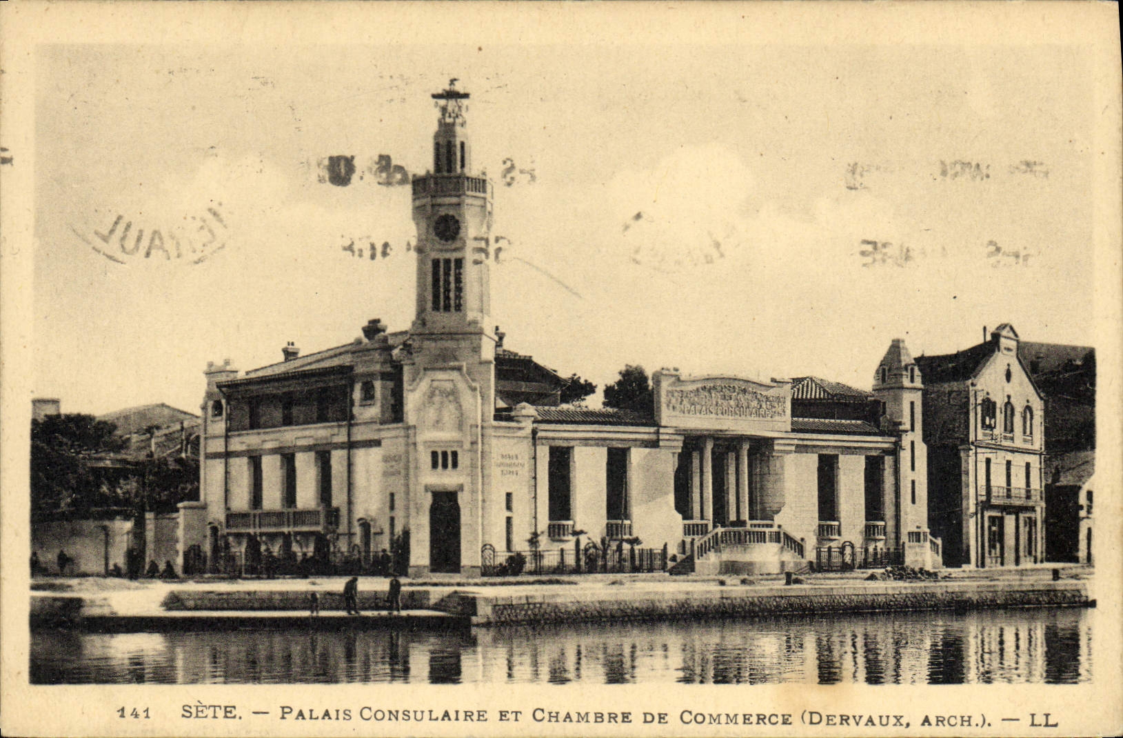 CPA Sete Palais consulaire et Chambre de Commerce