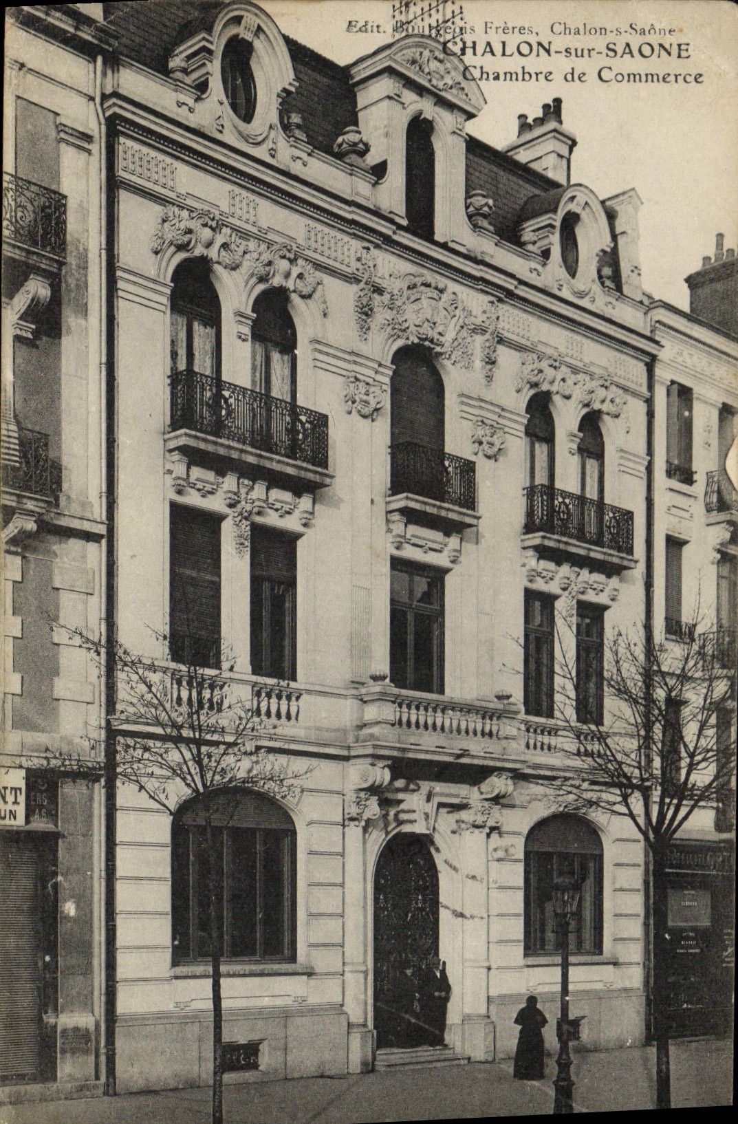 Vintage Postcard Chamber of commerce Trawl-net on the Saone