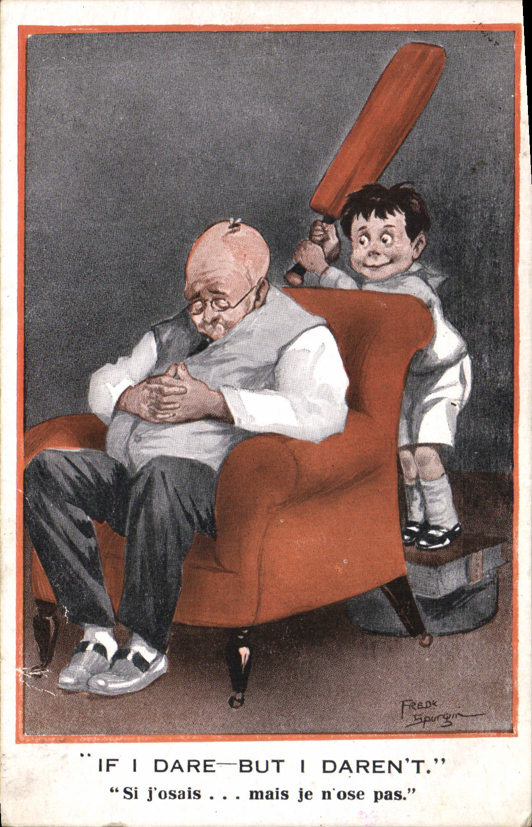 Vintage Postcard Fantasy Illustrator Child Fred Spurgin