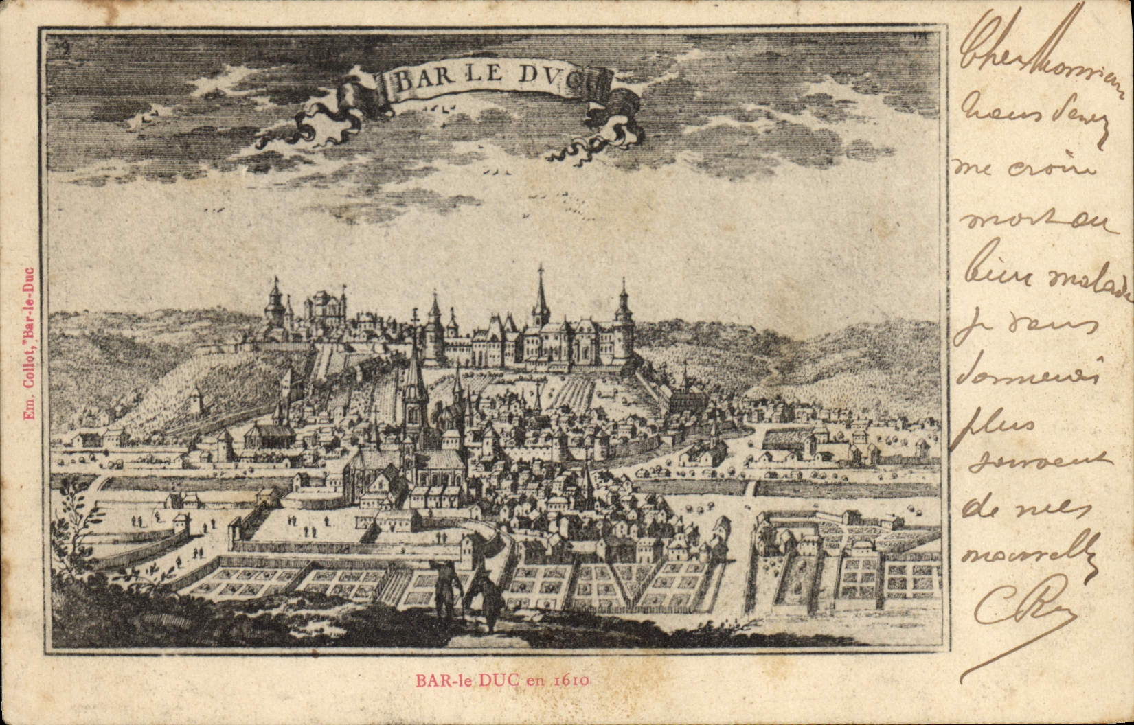 Vintage Postcard Bar the Duke in 1610