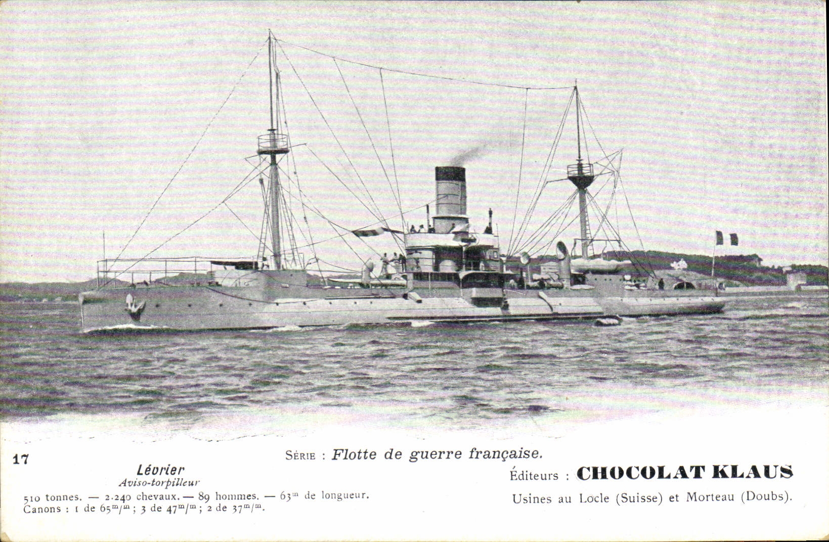 Vintage Postcard Boat Greyhound Sloop destroyer