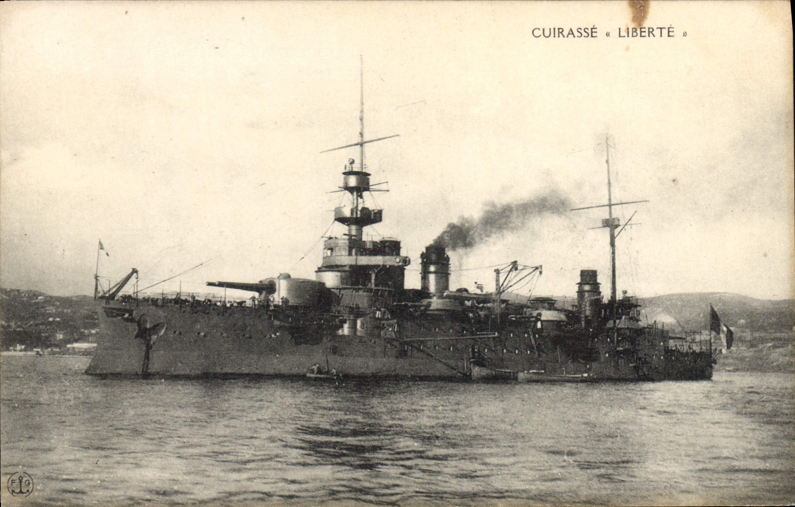 Vintage Postcard Bateau Armours Freedom