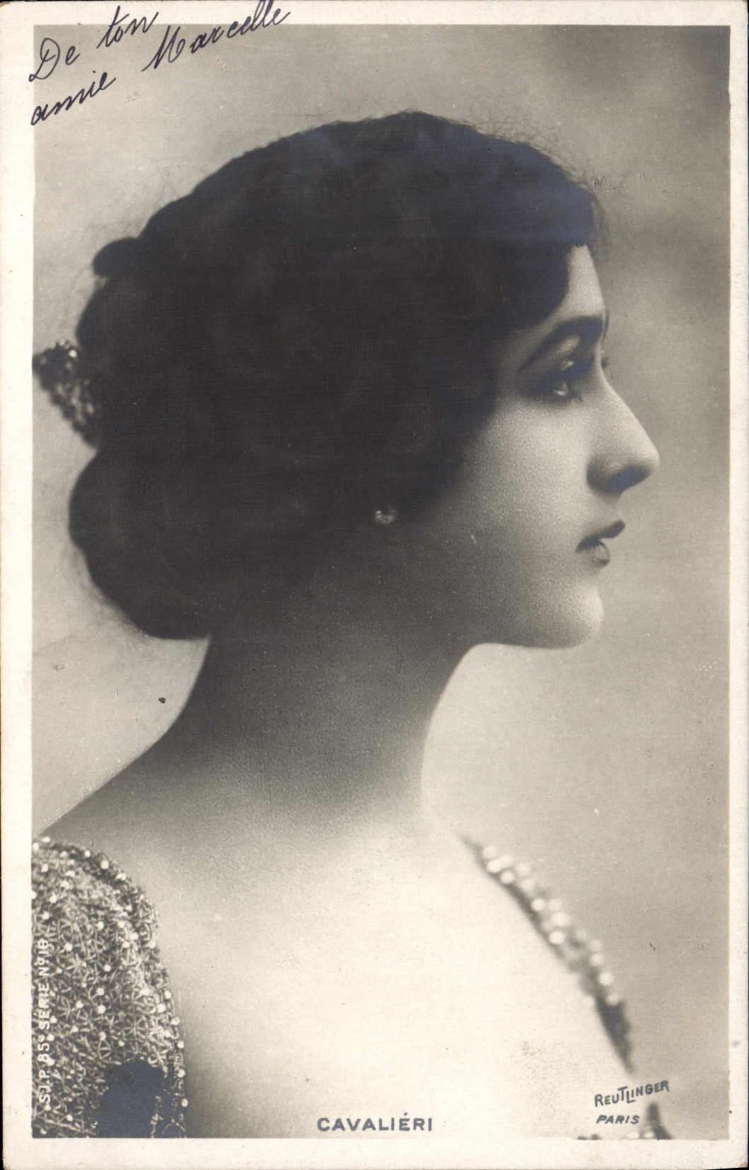 CPA Femme Theatre Cavalieri