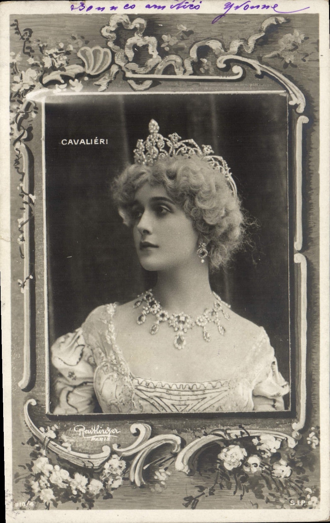 CPA Femme Theatre Cavalieri