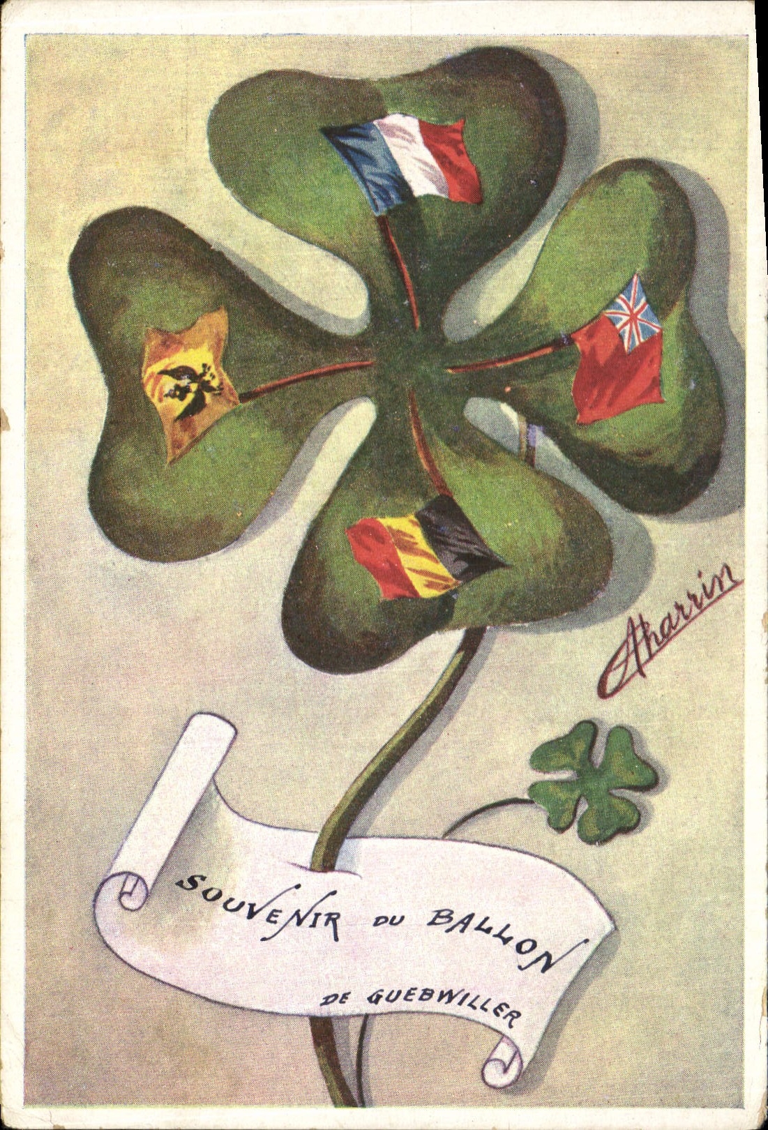 CPA Souvenir du ballon de Guebwiller