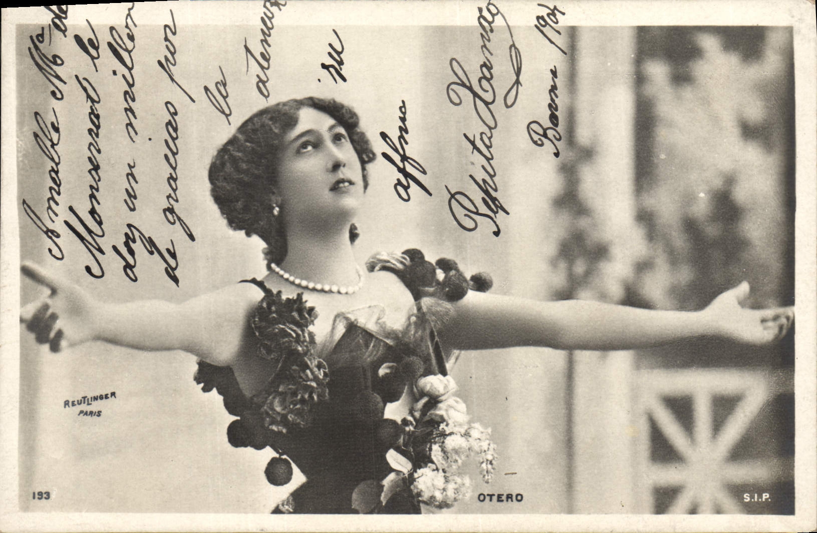 CPA Fantaisie Theatre Femme Otero 