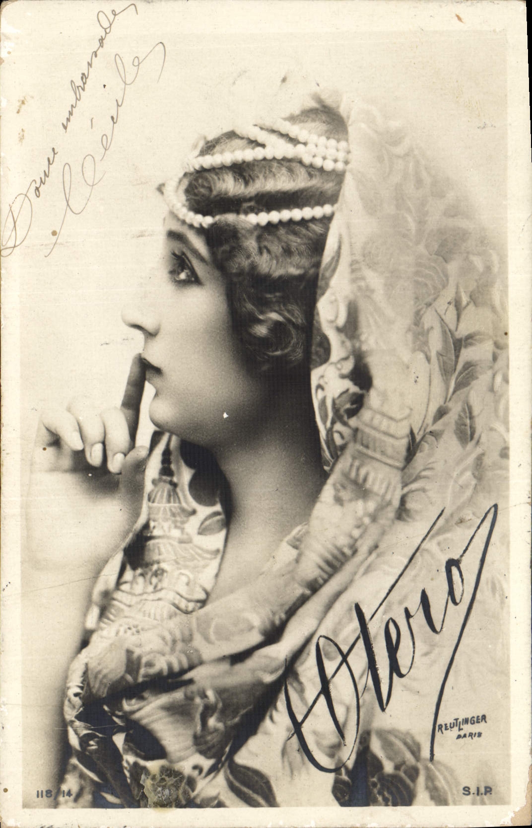 CPA Fantaisie Theatre Femme Otero 