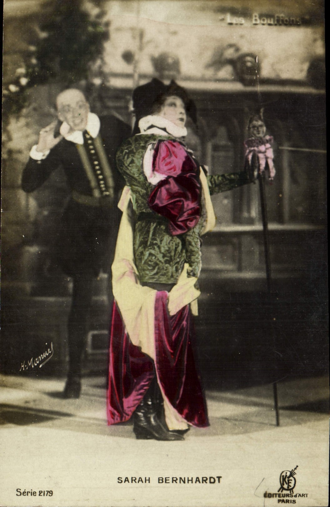 CPA Femme Theatre Sarah Bernhardt