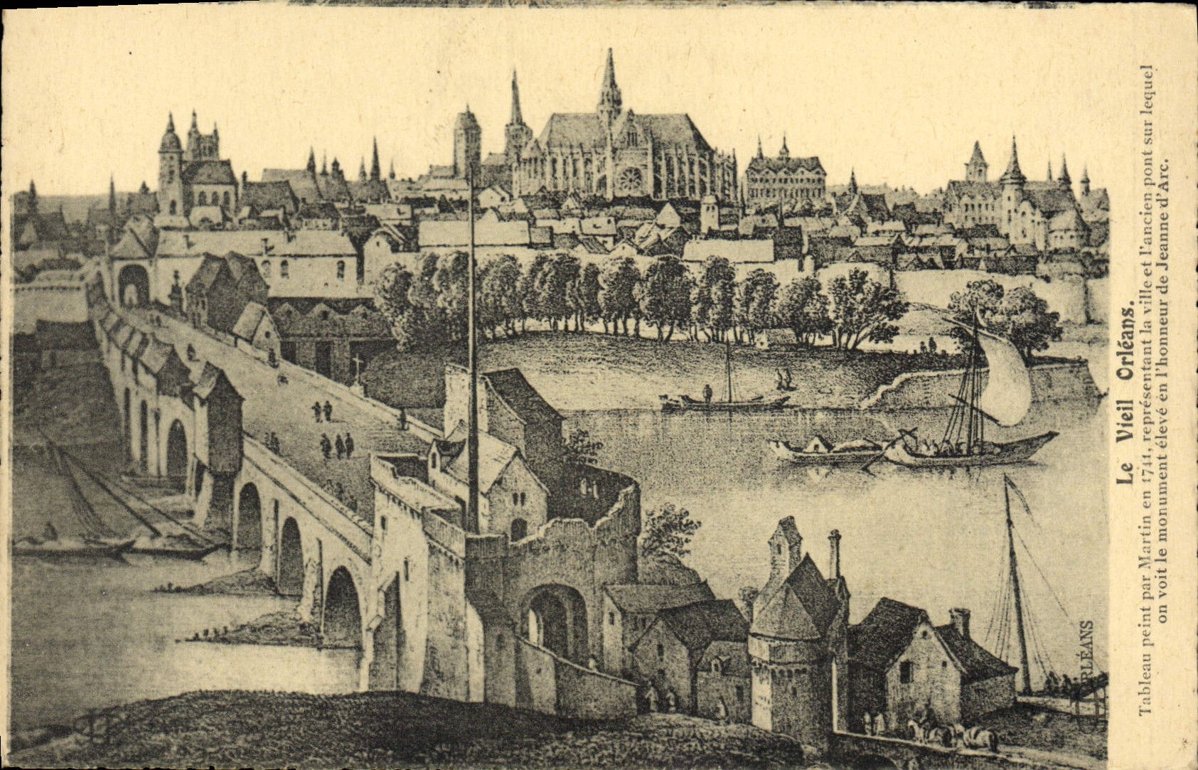 Vintage Postcard old Orleans