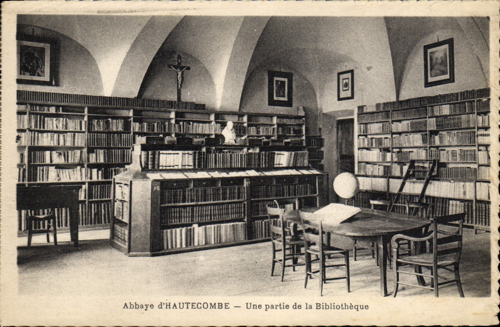 CPA Bibliotheque Abbaye d'Hautecombe