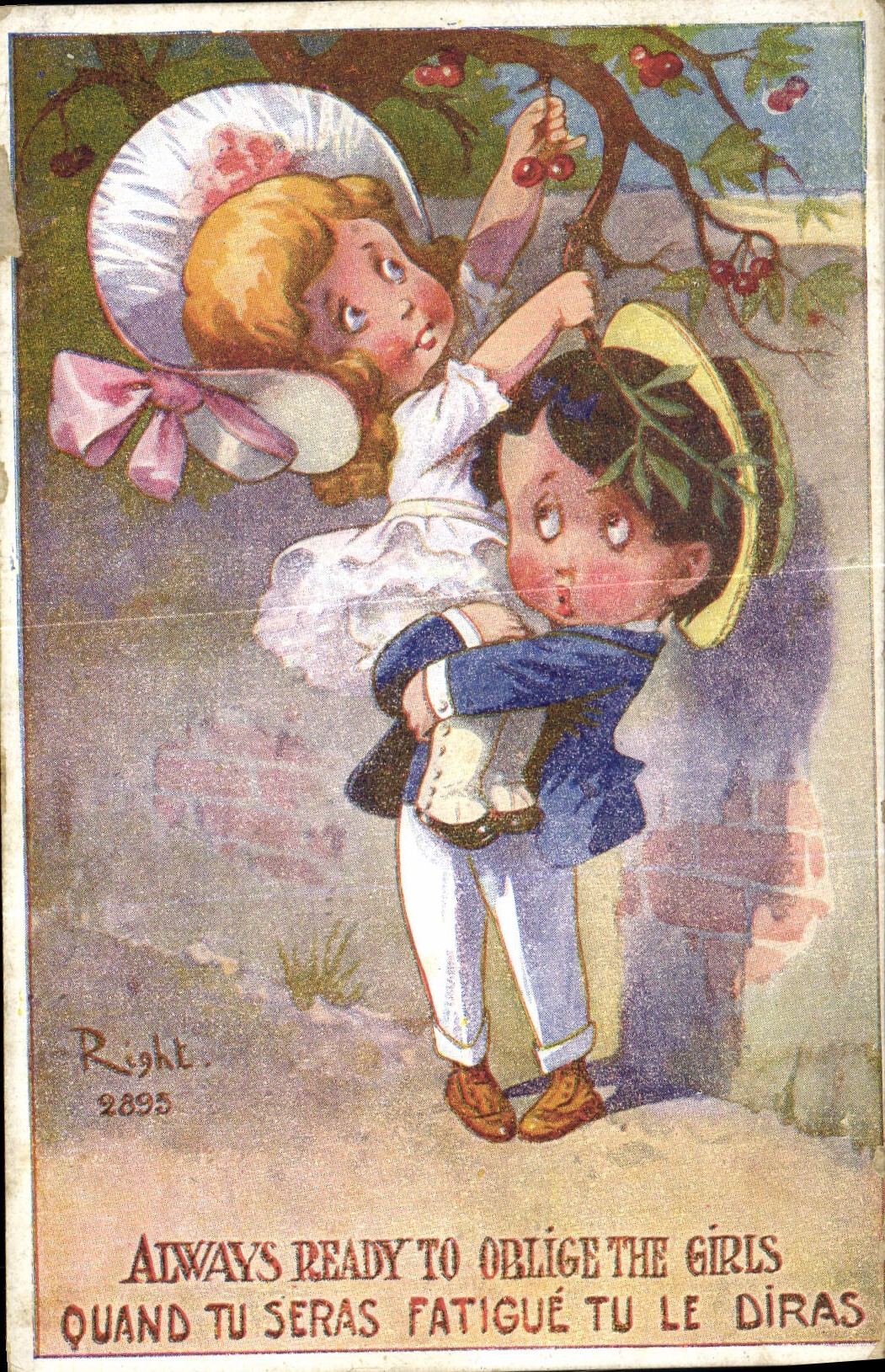 CPA Fantaisie Illustrateur Right Donald Mc Gill 