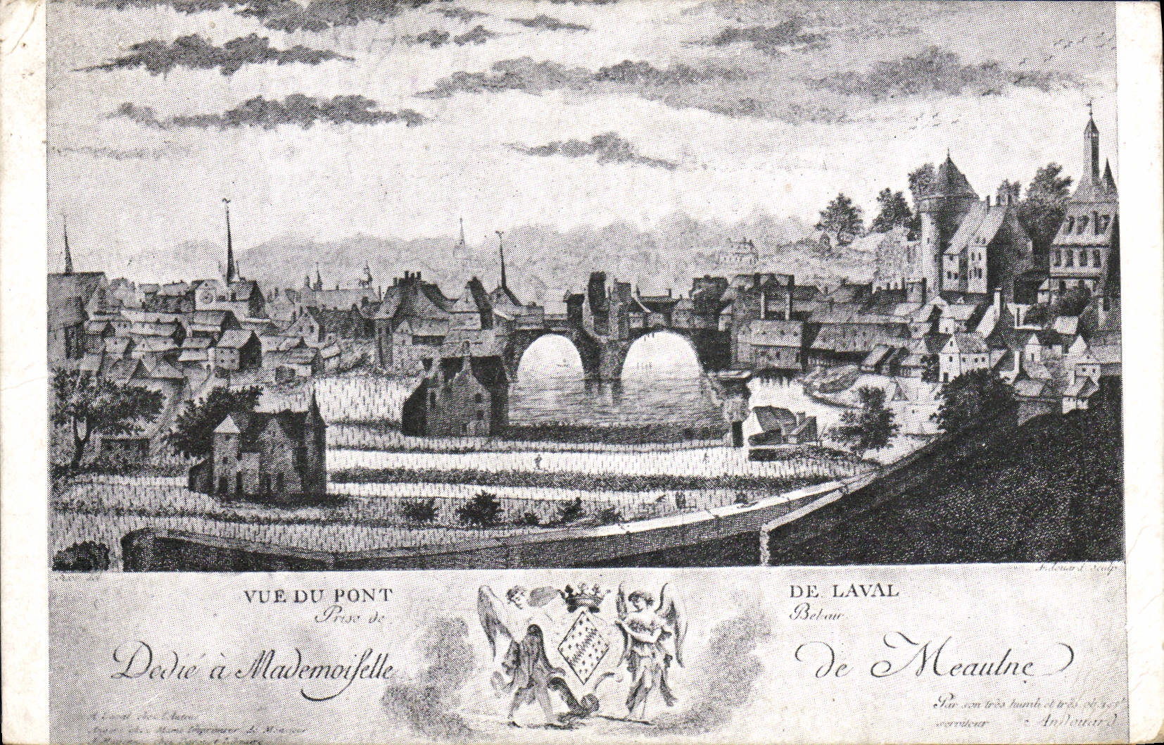 CPA Vue du pont de Laval 