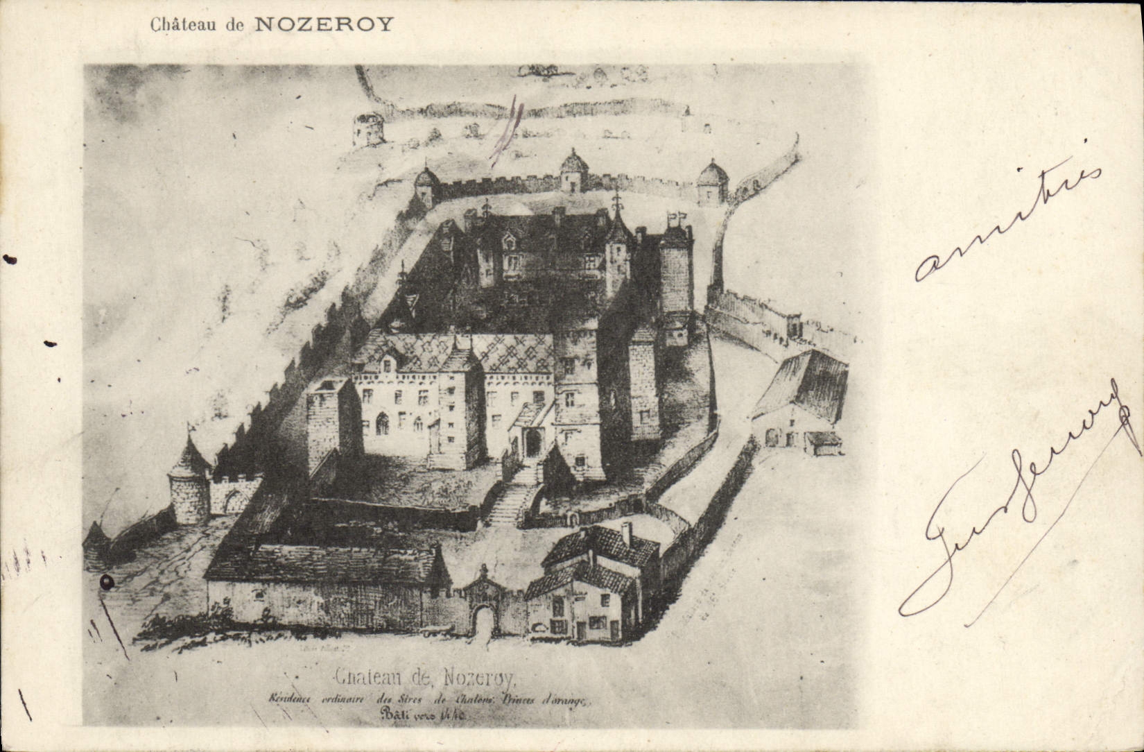 CPA Chateau de Nozeroy 