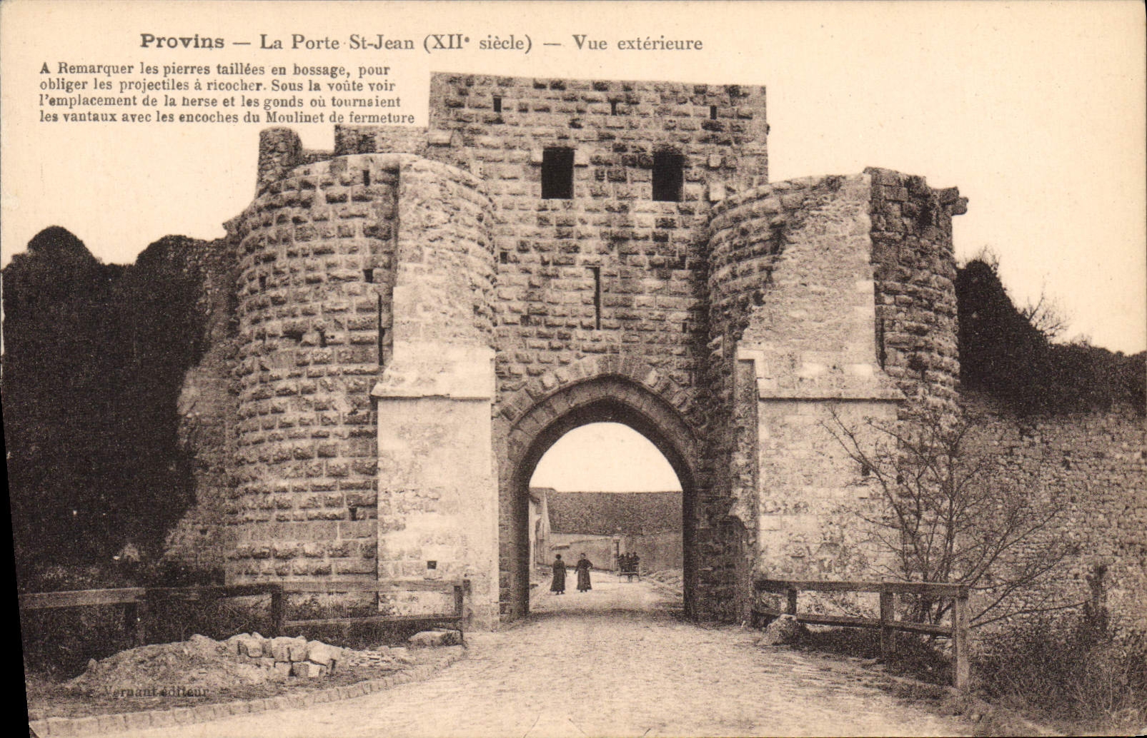 CPA Provins La porte St Jean Vue exterieure
