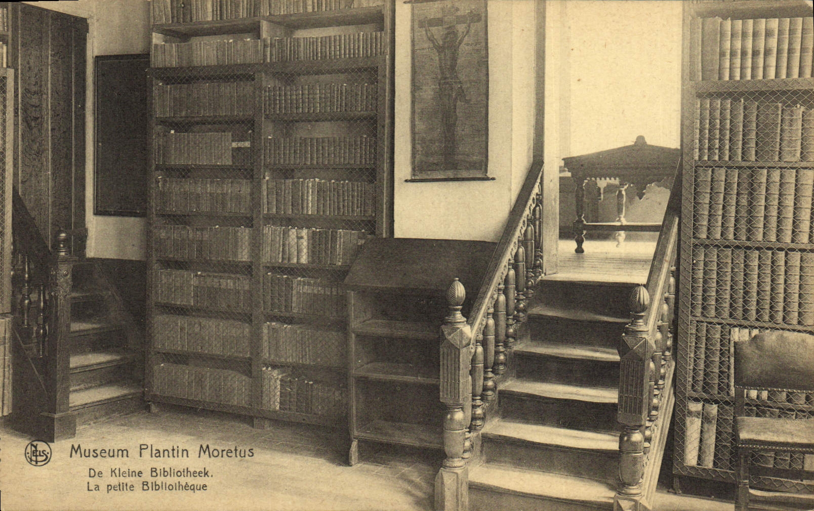 CPA Bibliotheque Museum Plantin Moretus
