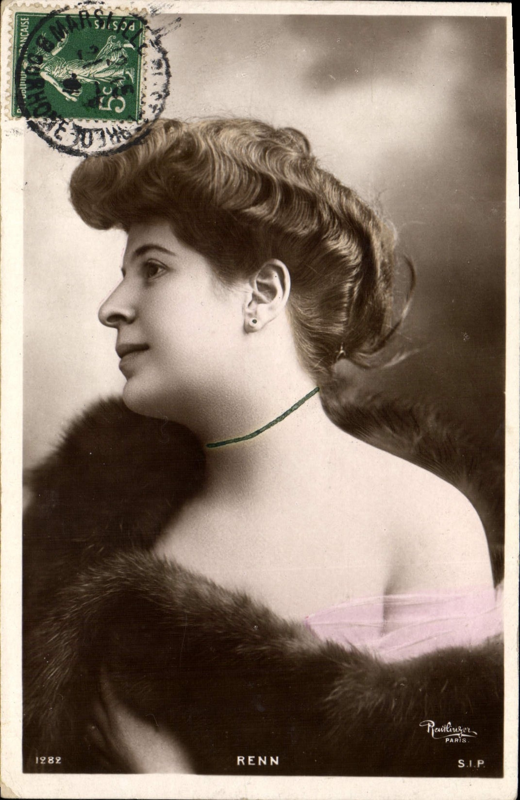 CPA Femme Theatre Renne