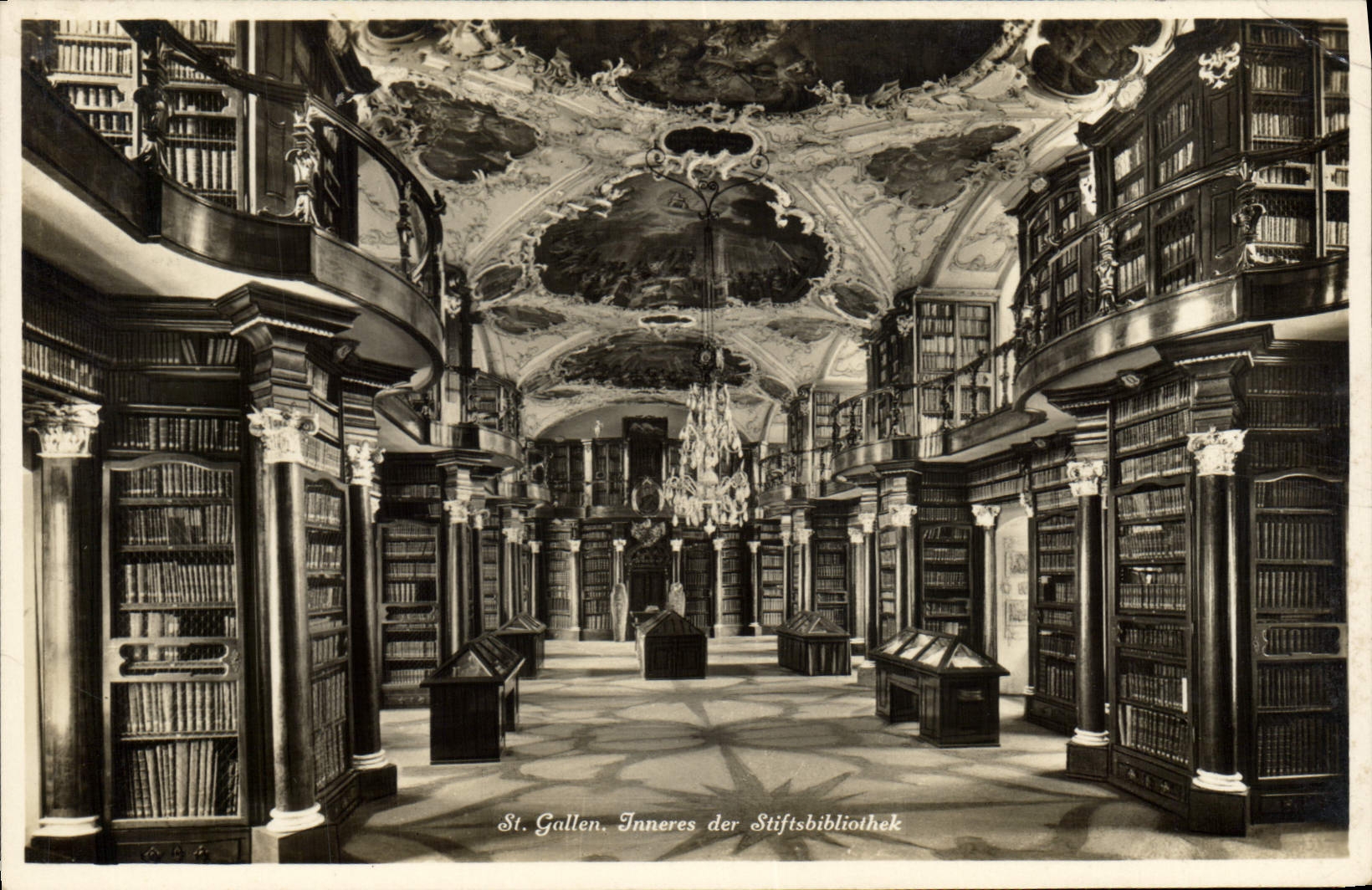 CPA Bibliotheque St Gallen 
