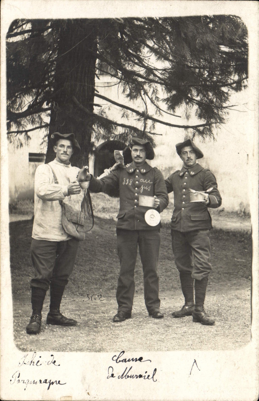 CARTE PHOTO Annecy Militaria Chasseurs Alpins