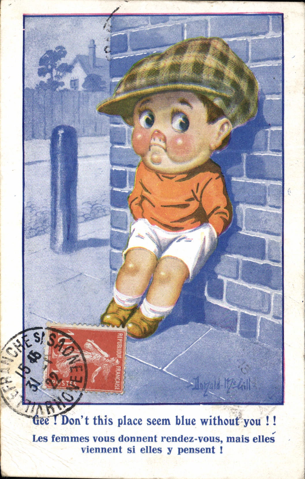 CPA Fantaisie Illustrateur Enfant Donald Mc Gill