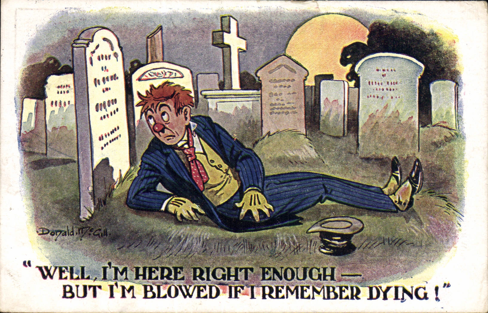 CPA Fantaisie Illustrateur Donald Mc Gill 