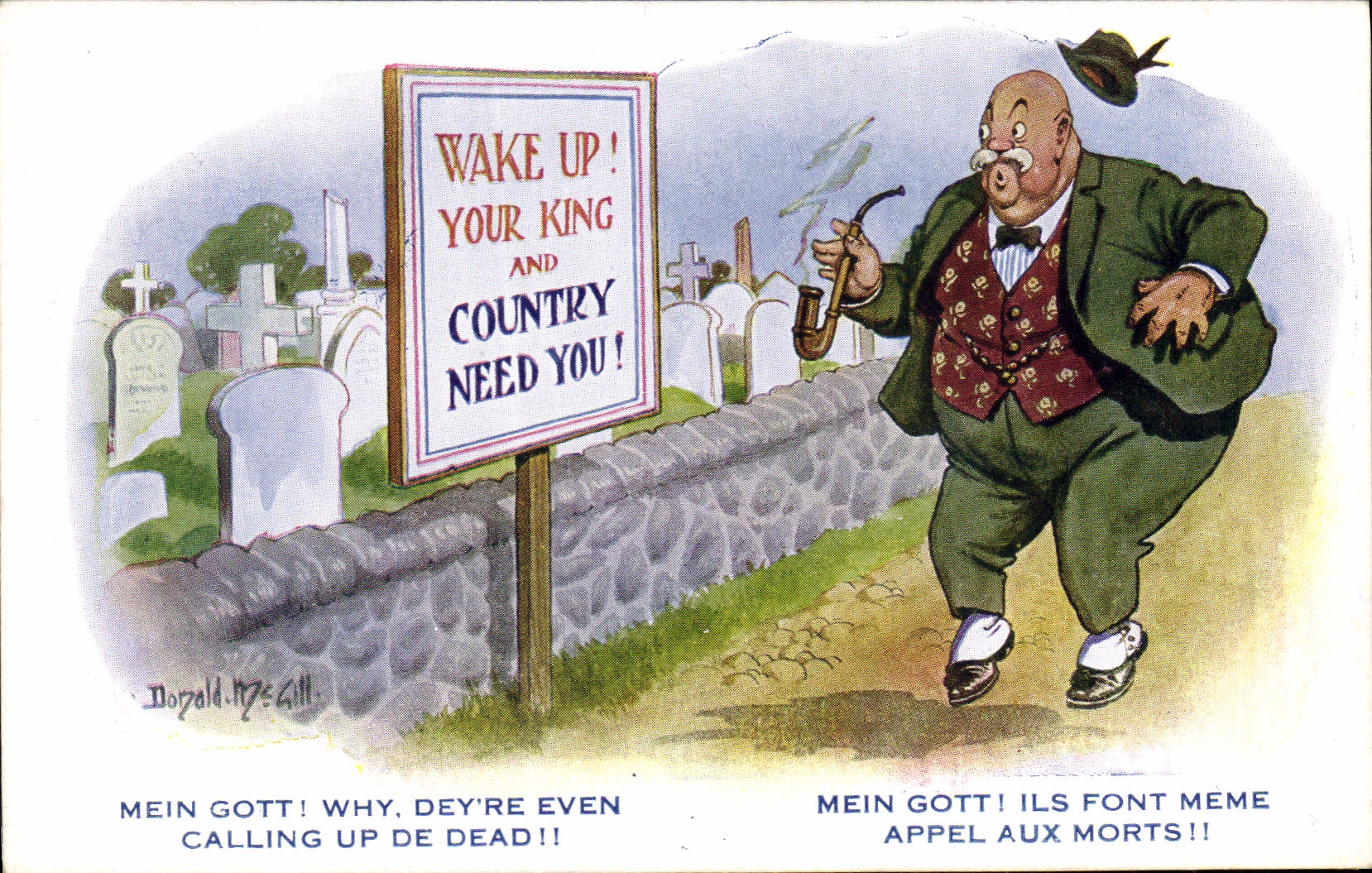 CPA Fantaisie Illustrateur Donald Mc Gill 