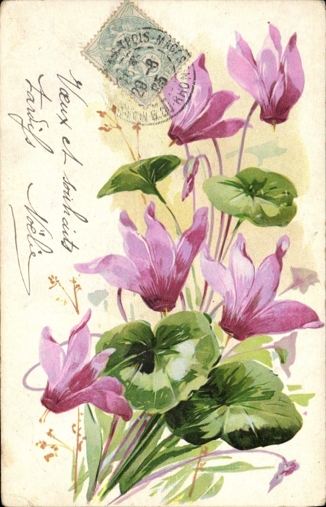 CPA Fantaisie Fleurs 