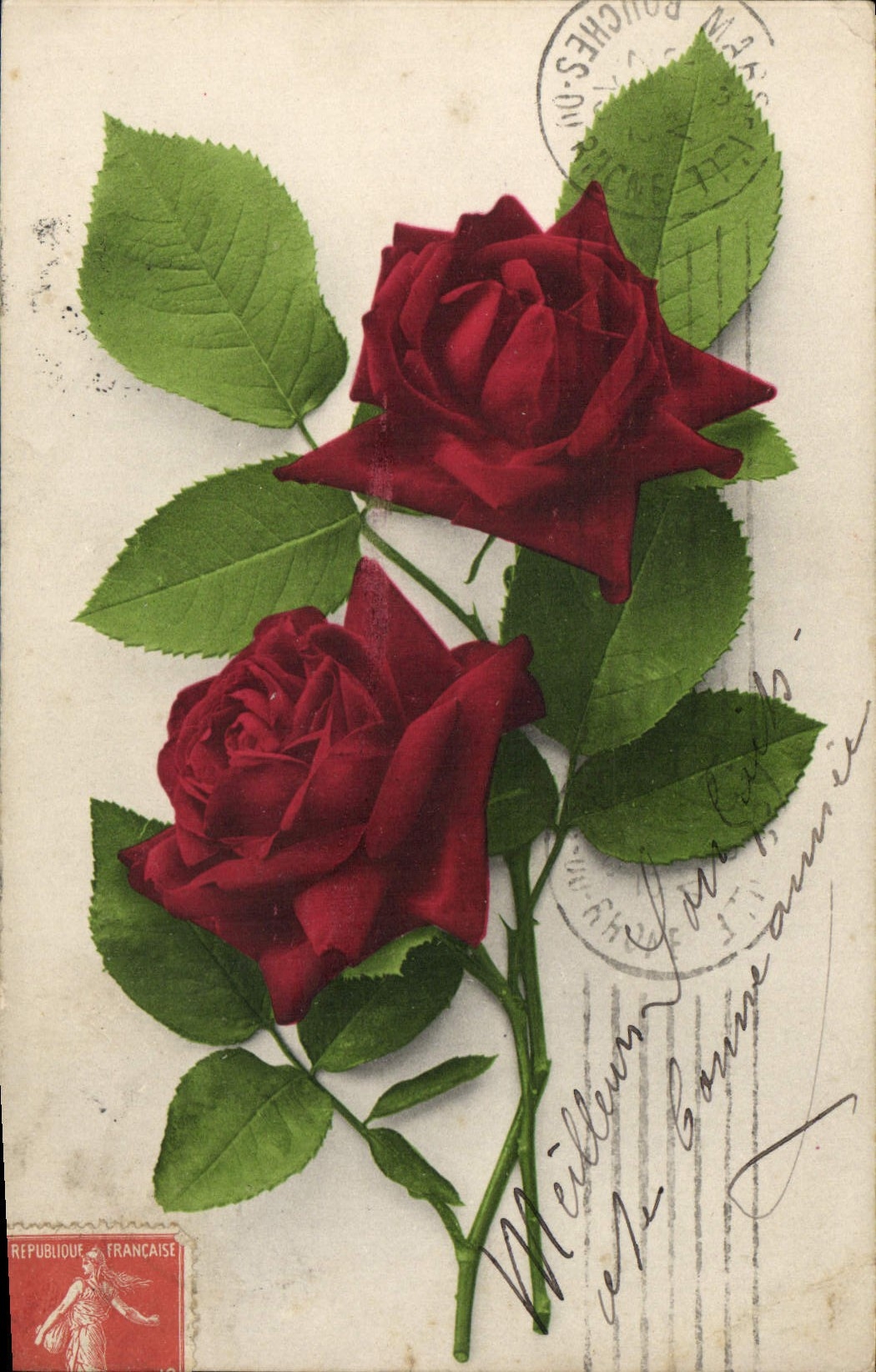 CPA Fantaisie Fleurs 