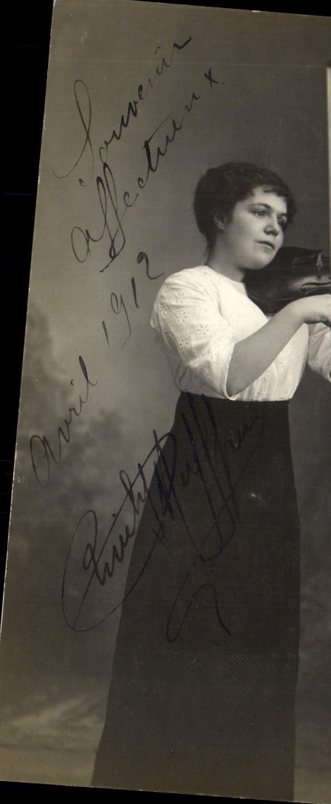 CARTE PHOTO Violon 