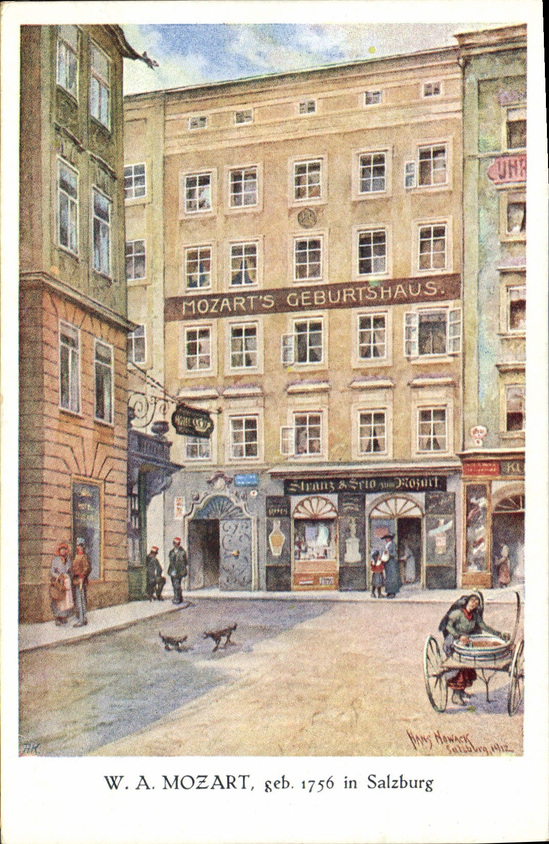 CPA Mozart Salzburg 