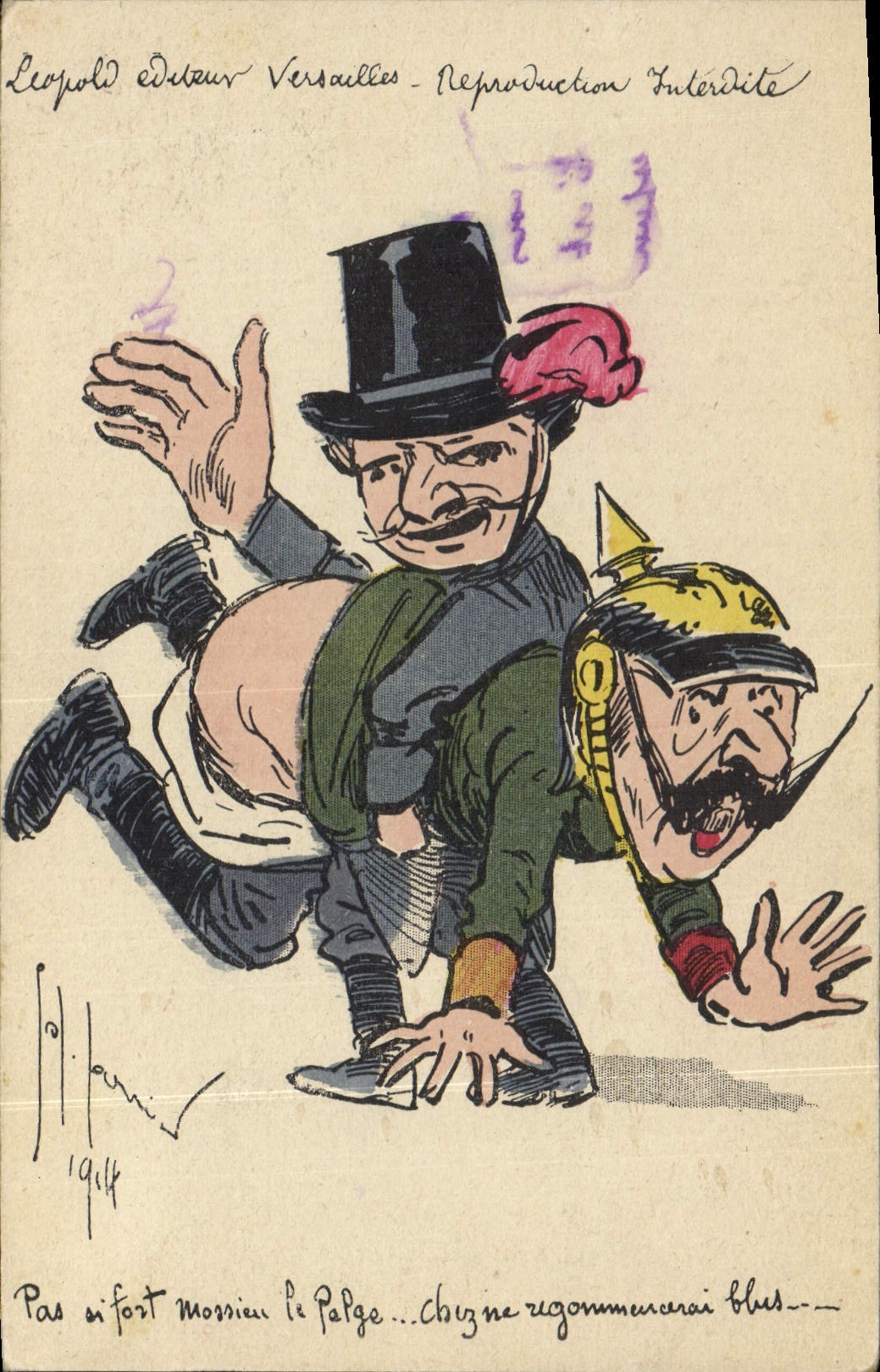 CPA Fantaisie Illustrateur Militaria 