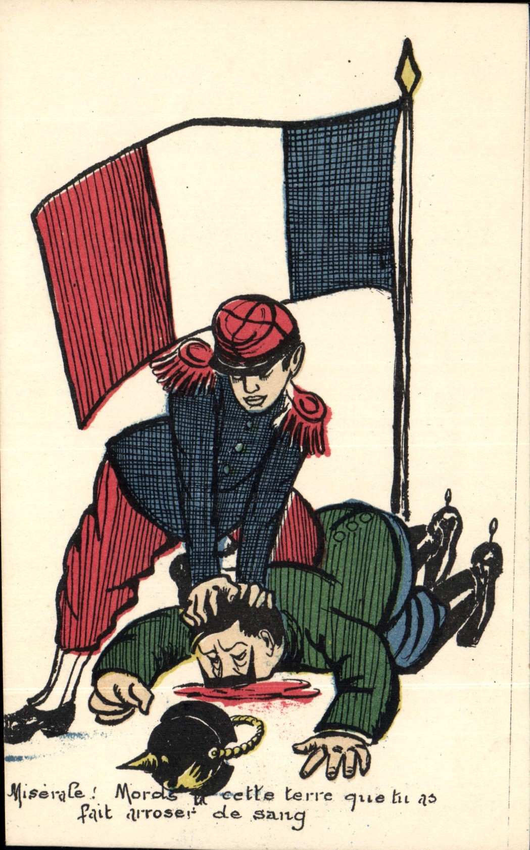 CPA Fantaisie Illustrateur Militaria Miserable 