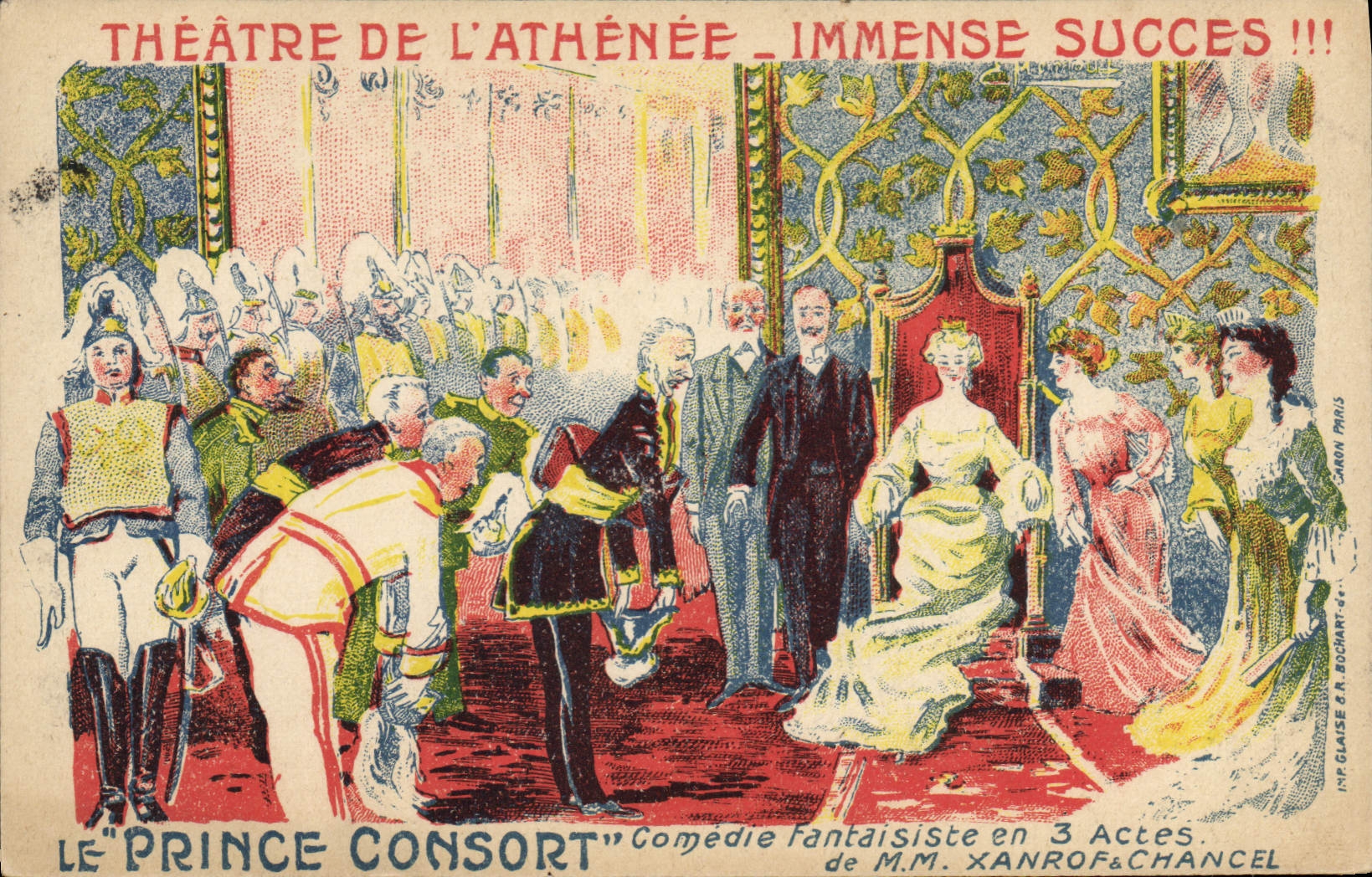 CPA Theatre de l'Athenee le prince Consort Xanrof Chancel 