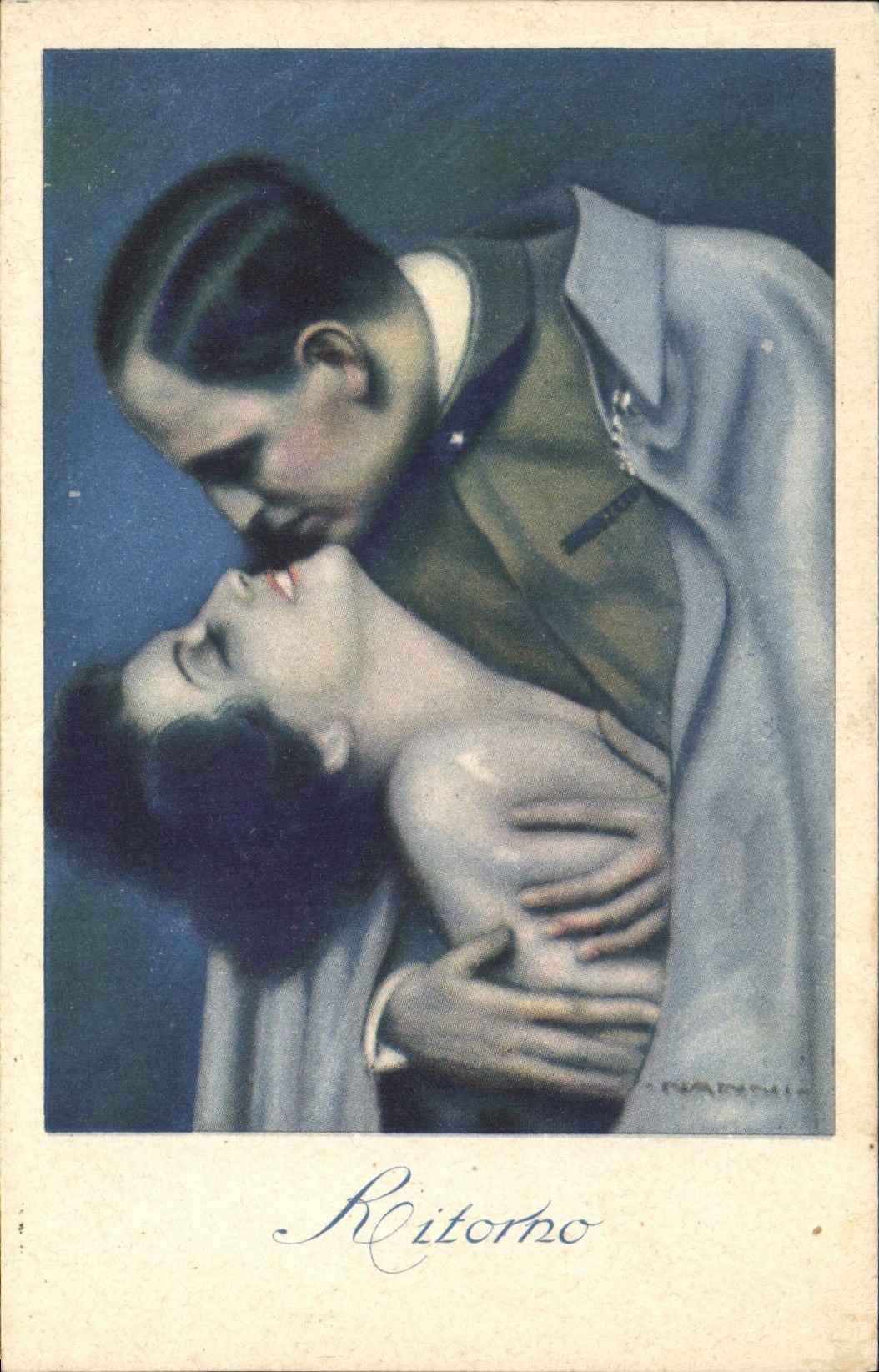 CPA Fantaisie Illustrateur Nanni Femme 