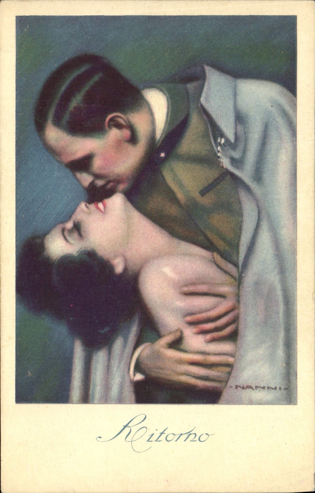 CPA Fantaisie Illustrateur Nanni Femme 