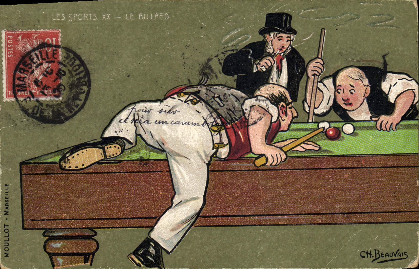 CPA Billard Les sports Beauvais