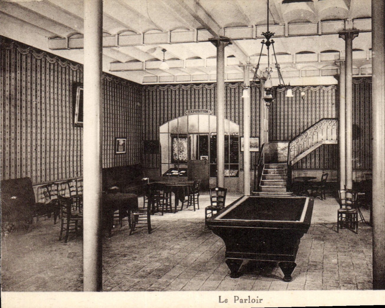 CPA Billard Oratoire St leon Rue Stanislas Torrents Marseille Le parloir