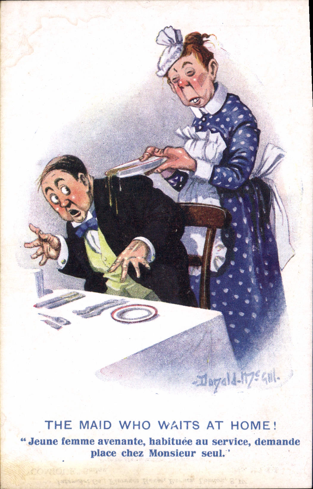 CPA Fantaisie Illustrateur Donald Mc Gill 