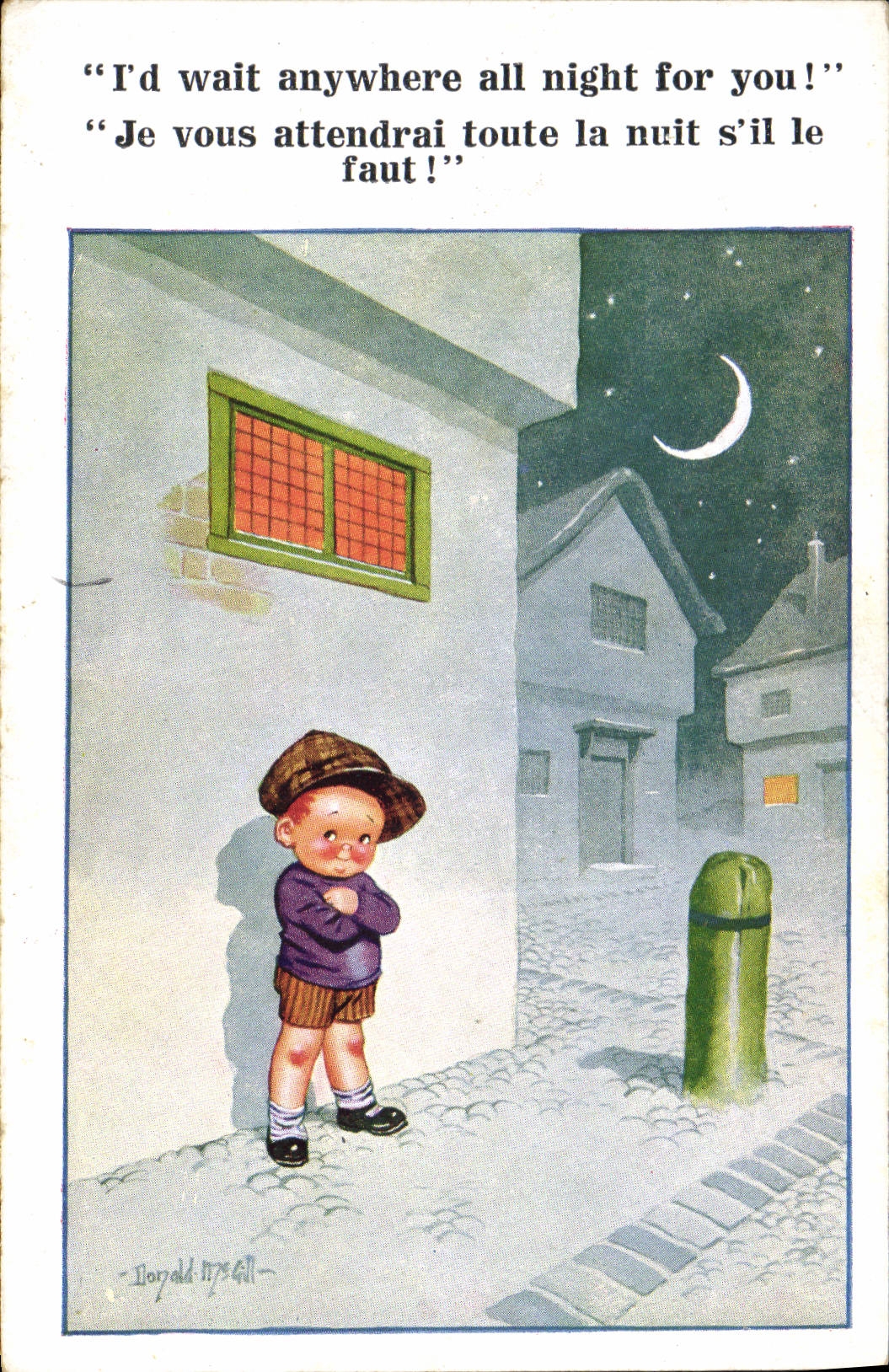 CPA Fantaisie Illustrateur Enfant Donald Mc Gill