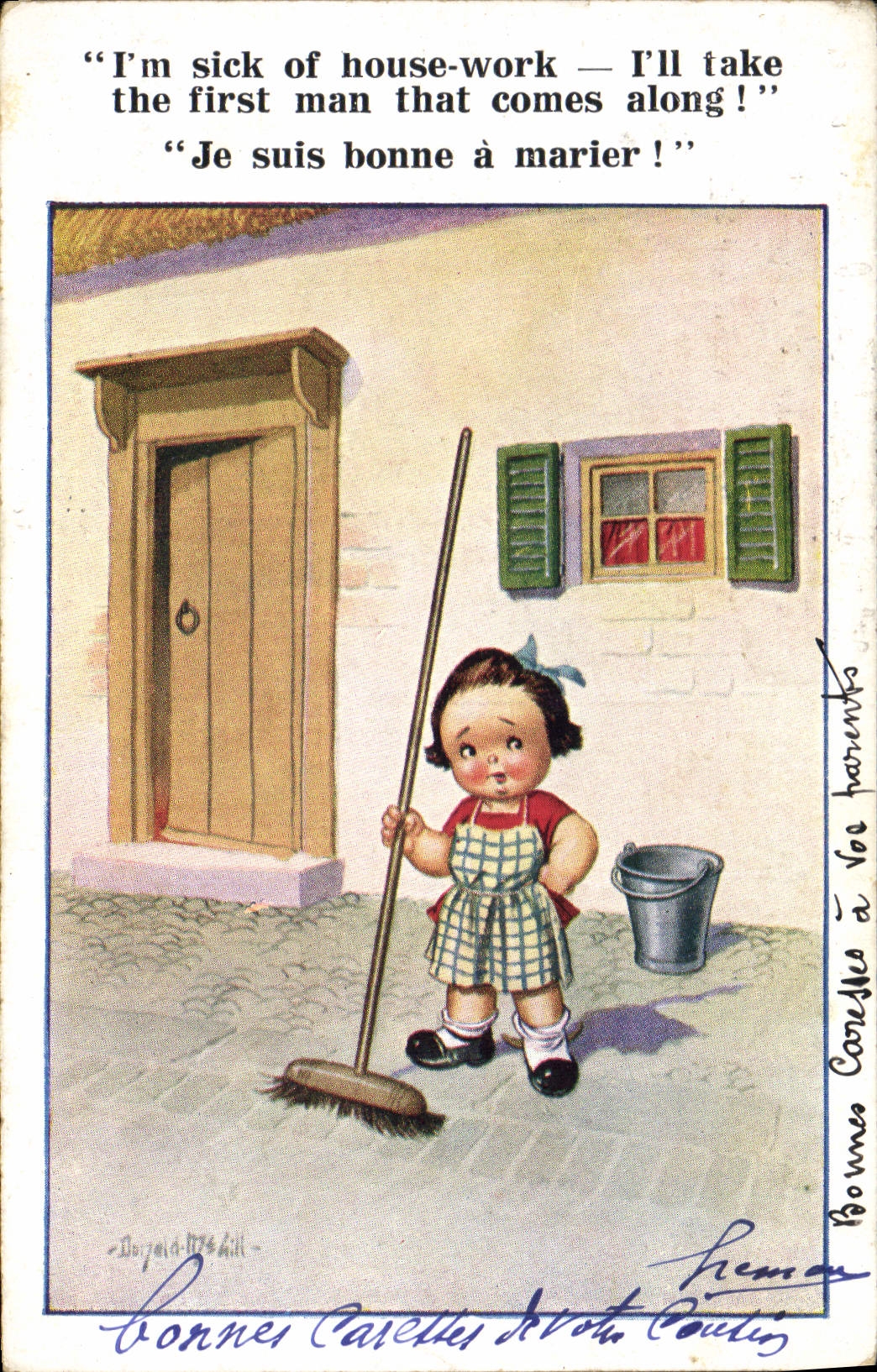 CPA Fantaisie Illustrateur Enfant Donald Mc Gill