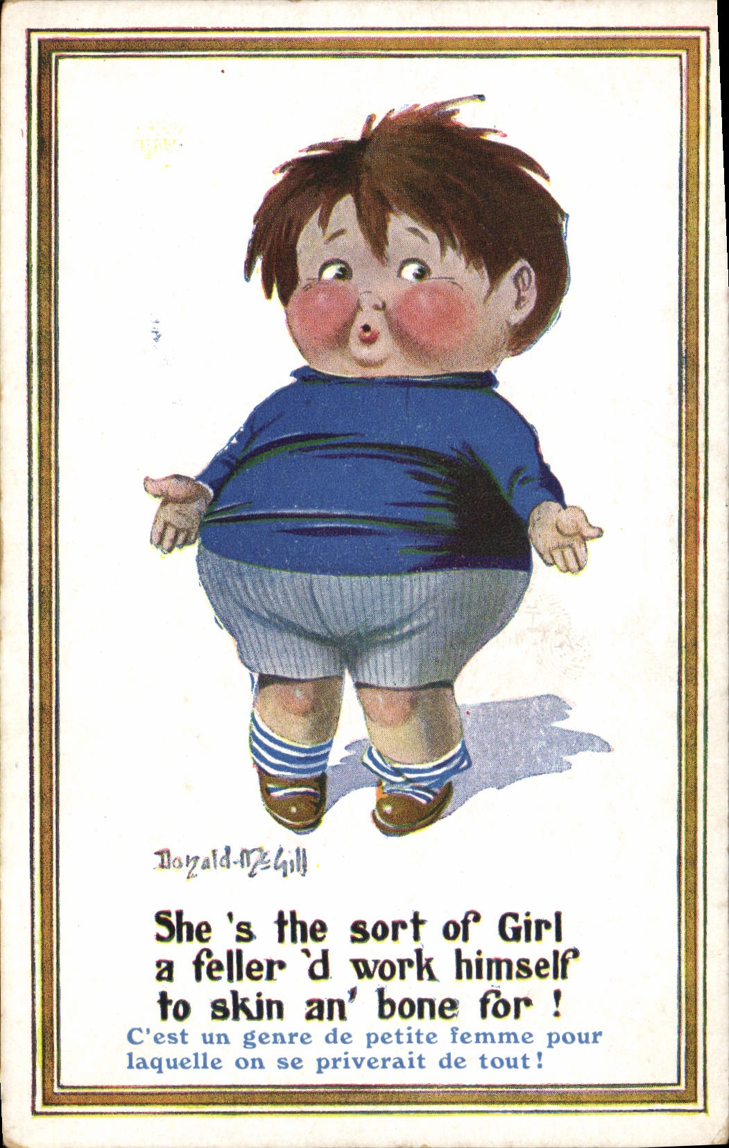 CPA Fantaisie Illustrateur Enfant Donald Mc Gill