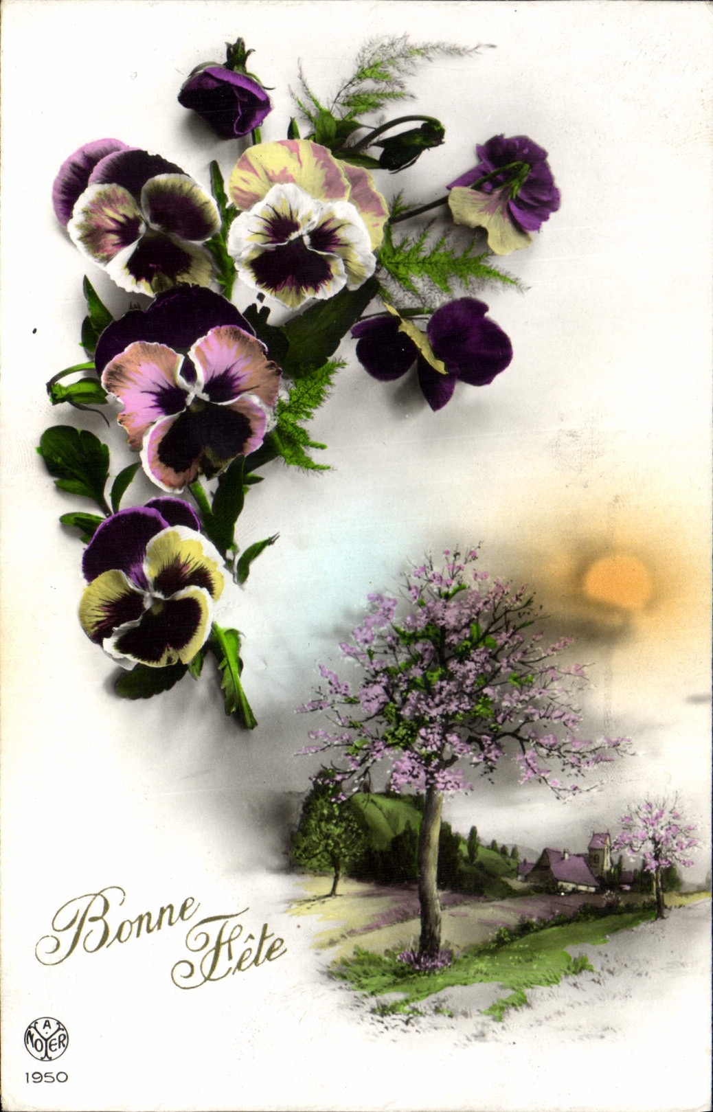 CPA Fantaisie Fleurs 