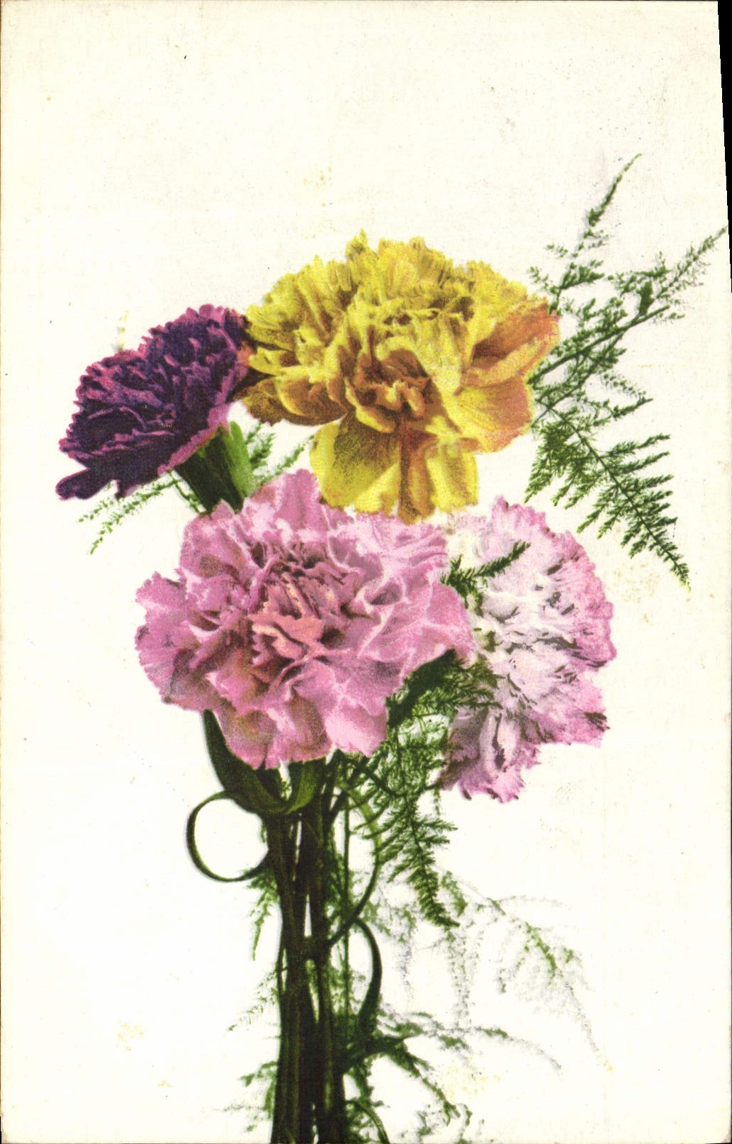 CPA Fantaisie Fleurs 