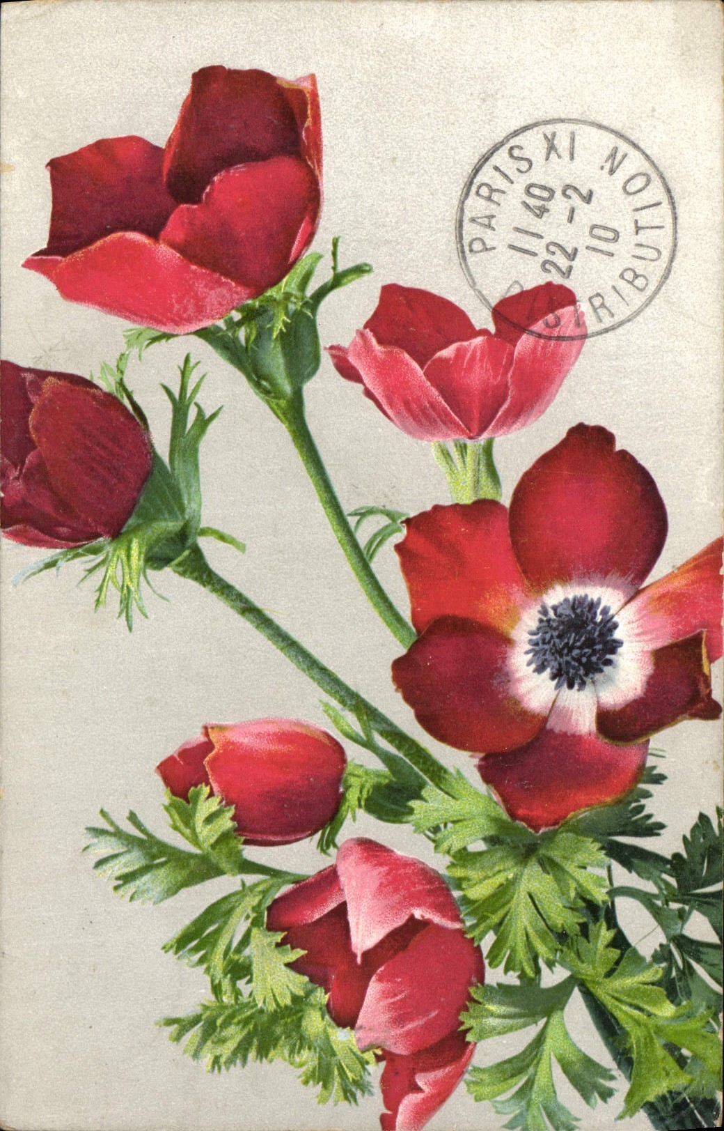 CPA Fantaisie Fleurs 