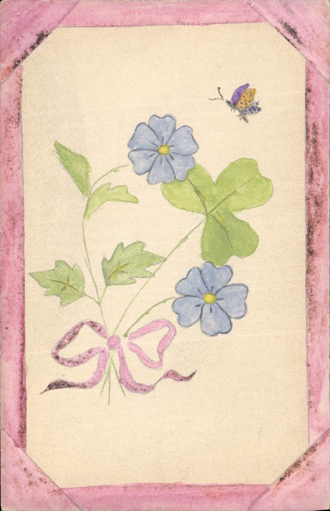 CPA Fantaisie Fleurs 