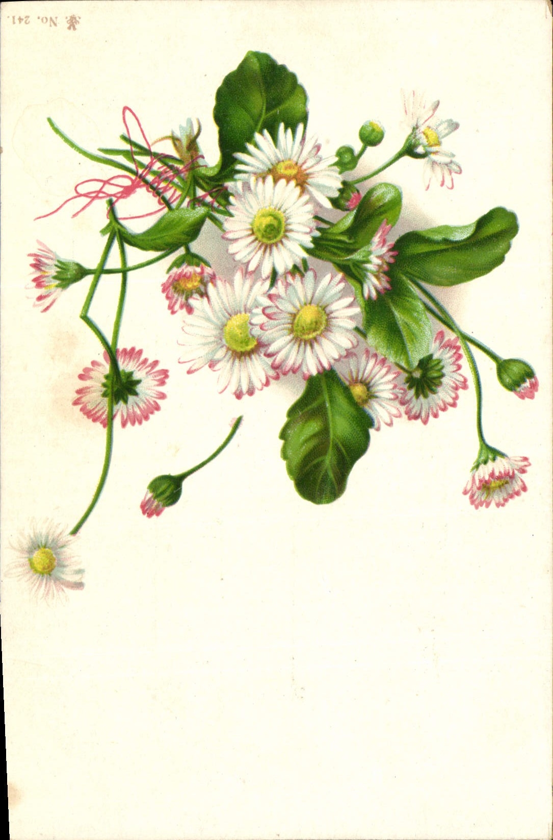 CPA Fantaisie Fleurs 