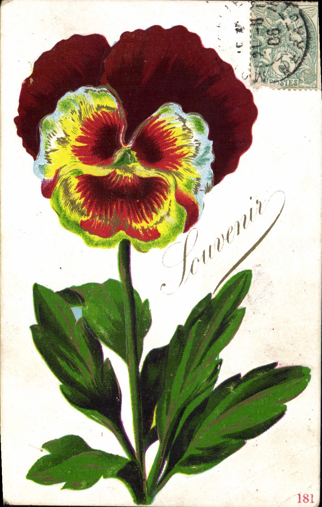 CPA Fantaisie Fleurs 